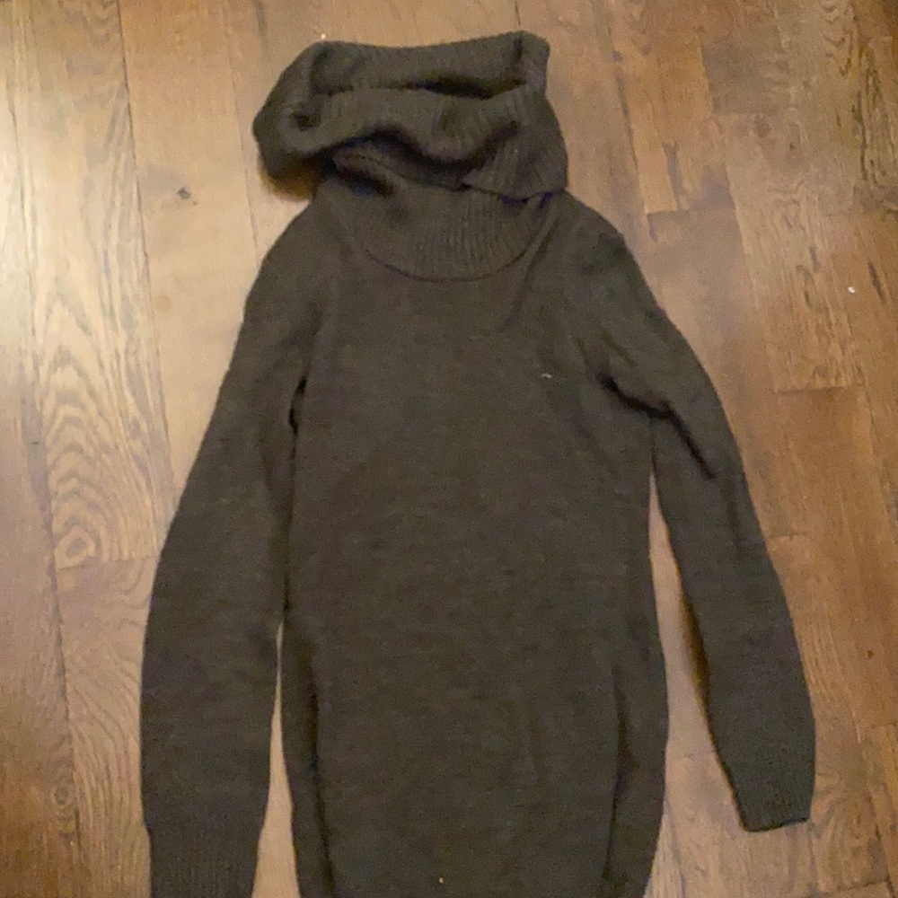 Turtleneck sweater dress